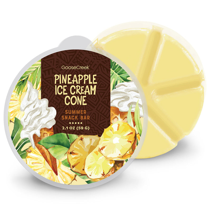 Pineapple Ice Cream Cone Wax Melt Edit 5-0637